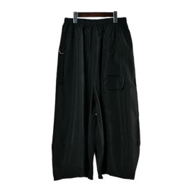 【メール便送料無料】バルーンワイドクロップドパンツ◆レディース バルーン パンツ コクーンパンツ クロプト 綿混 無地 ナチュラル カジュアル 体型カバー ゆったり ソフト ポケット付き ボトムス 大人◆