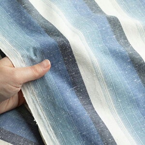 10cm単位水通し不要 【広巾】遠州綿紬 富士(ふじ)120cm巾