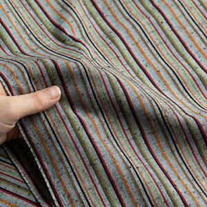 10cm単位水通し不要 【広巾】遠州綿紬 春霖(しゅんりん) 120cm巾