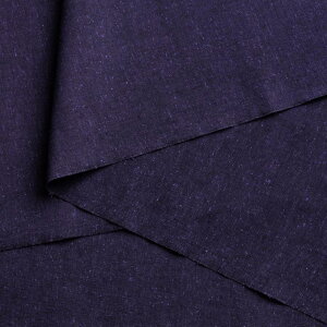 遠州綿紬 無地紬 江戸紫 カット売り【追跡可能メール便5mまで対応可】