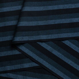 遠州綿紬 縞紬 TB-103 -烏夜（うや）- カット売り【追跡可能メール便5mまで対応可】