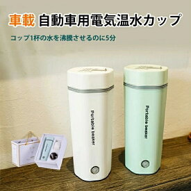 車載電気ケトル 持ち運び 電気ケトル 携帯 30℃～100℃ 450ml DC12V小型車/24V トラック兼用 自動加熱 保温 湯沸し器 ポータブルケトル 304ステンレス鋼 ミニ電気ケトル 電気ポット 車中泊 LCDディスプレイ 沸騰/断熱/お茶作り 旅行用