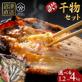 訳あり 干物 詰め合わせ セット 1.2kg 3kg 4kg アジ ホッケ サバ カマス 金目鯛 冷凍 ひもの 送料無料 ギフト 静岡 沼津 ほっけ 国産 家庭用 大容量 ご飯 お供 おかず 朝食 夕食 簡単 調理 お手軽