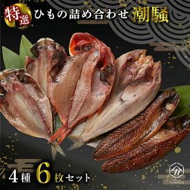 干物 厳選セット 4種 6枚 ホッケ アジ 金目鯛 サバ ひもの 冷凍 送料無料 ギフト 食べ物 魚 おかず ご飯 簡単 調理 お手軽 料理 個包装 保存 家庭用