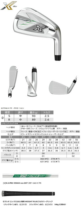 楽天市場】ダンロップ 2022 ゼクシオ エックス アイアン 5本セット（#6 