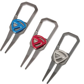 テーラーメイド2024カラビナグリーンフォーク マーカーセット　UN102[Taylormade　U26089　U26090　U26091　ゴルフ　CARABINER DIVOT TOOL WITH MARKER　24SS]