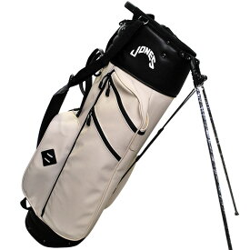 ジョーンズ JONES Trouper Stand Bag Cream/Black　キャディバッグ [Jones Golf Bags トゥルーパー　スタンドバッグ　クリーム　ブラック　ゴルフ]