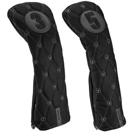 テーラーメイド キルト　パターン　フェアウェイウッド用　ヘッドカバー　3W　5W　 [Taylormade quilted pattern　FW　スプーン　クリーク　ゴルフ】