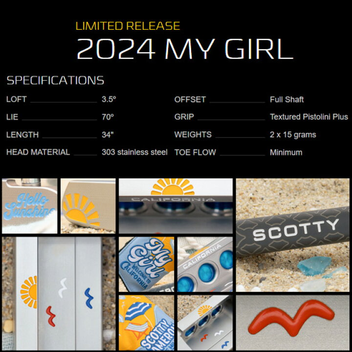 楽天市場】スコッティキャメロン 2024 LIMITED RELEASE MY GIRL