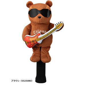�L�����E�F�C 2025 �x�A �h���C�o�[�w�b�h�J�o�[ FW 25 JM�@ [5525080�@5525081 �S���t�@Callaway Bear Driver Headcover�@25FW]