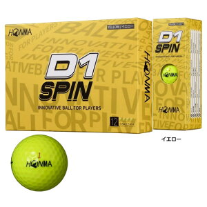 HONMA GOLF D1 SPIN �S���t�{�[�� 1�_�[�X�@BT-2301[�{�ԁ@�z���} �S���t�@2�s�[�X]