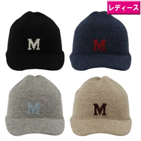 マンシング ウェア 2025ウールニットキャップ　MG5FCP03L[Munsingwear Bag　ゴルフ　帽子　レディース　ウィメンズ 防寒 ]