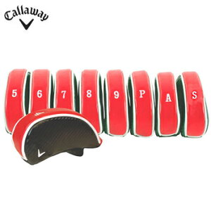 LEFC fbNX@ACA@wbhJo[@9Zbg@#4 #5 #6 #7 #8 #9 P A S \@USdl Black/Red/White@[Callaway Deluxe Iron Headcovers ACAJo[@St]