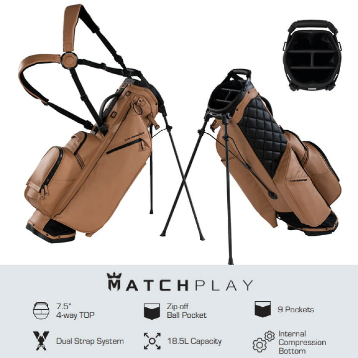 楽天市場】サンマウンテン 2026 Matchplay 4-way Stand Bag 7.5型 US 