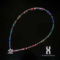 NUMBERX スポーツネックレス X エックス Nシリーズ レインボー プレゼント アスリート 金属アレルギー ネ…