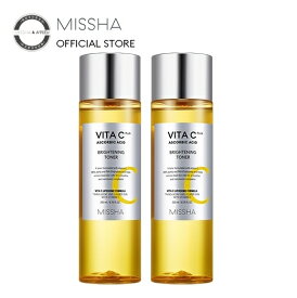 [MISSHA韓国公式] ビタシープラス クスミ顔色トナー2個セット (200ml *2) / ミシャ / 正規品 / 韓国コスメ【送料無料】ビタミンc誘導体