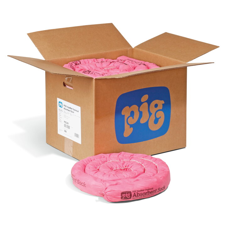 楽天市場】酸・アルカリ吸着材 PIG301 ハズマット ピグ ソックス 酸 