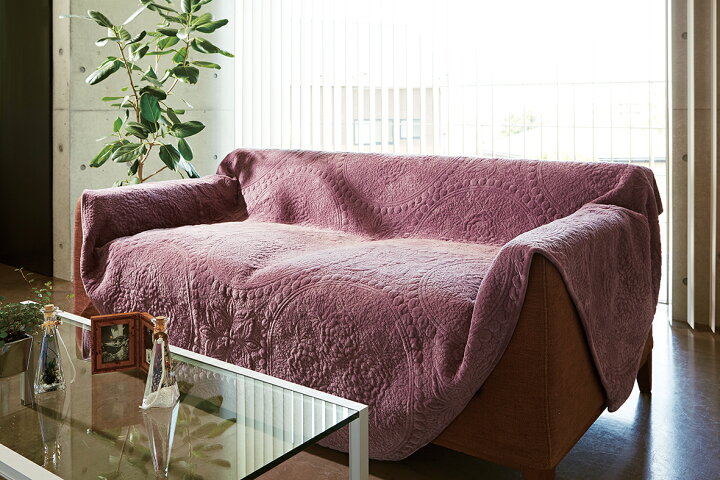 楽天市場 クーポン有 マルチカバー 北欧 かけるだけ ソファカバー イブルキルト ホットカーペットカバー こたつカバー 0 0cm 肌触りが良い 気持ちいい あたたかい ふんわり 秋冬 エレガント おしゃれ パープル グレー 正方形 リバーシブル 洗える 送料無料