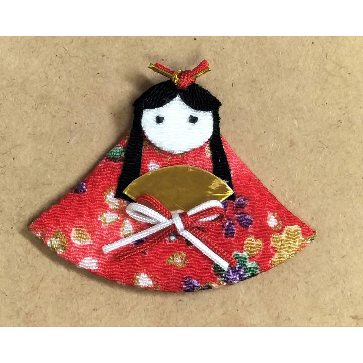 ちりめん細工「5連つるし飾り」③（鈴付き）.①.②.④.⑤ 掻ける