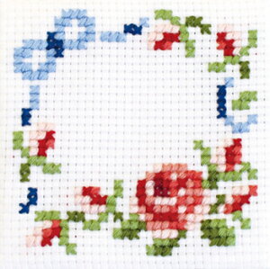 キット・はじめてのクロス・ステッチ バラとリボン