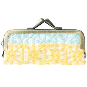 こぎんキット 縫わないがま口 印鑑ケース(クルミ)