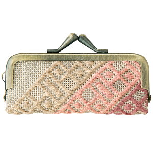 こぎんキット 縫わないがま口 印鑑ケース(流れ模様)