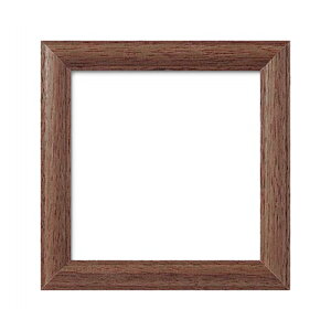 木製フレーム・こげ茶(スタンド付/外径14cm角)