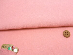 無地一越ちりめん(はねず色)つまみ細工・手芸向き 10cm単位 切り売り