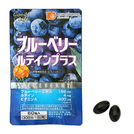 ブルーベリールテインプラス 【60粒入り】 30日分 機能性食品 ブルーべりーサプリメント ビタミンA