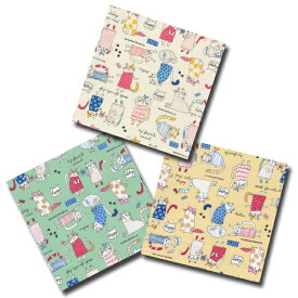 1m単位切り売り オックス プリント ツンデレ キャット 3色あります 生地 布 布地 ねこ柄 猫 猫柄 猫柄生地 レトロ アニマル アニマル柄 動物 動物柄 英字 英字柄 オックス生地柄物 オックス生地 柄 かわいい おしゃれ