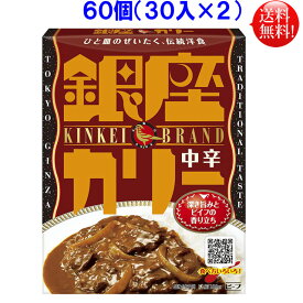 銀座カリー 中辛 180g 60個 （30入×2ケース）明治 レトルト カレー 【送料無料】