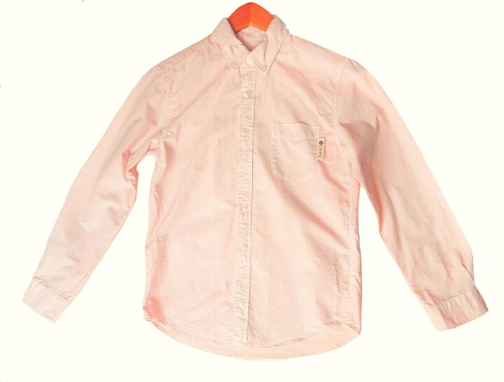 楽天市場 熊野桜染めボタンダウンシャツ 長袖 綿100 横オックスフォード素材を使ったベーシックなbdシャツをクマノザクラで染め上げました 染色素材 クマノザクラ 剪定材樹皮 媒染素材 ミョウバン サイズ ｍ ｌ 世界遺産 熊野古道 布や熊野 楽天市場店