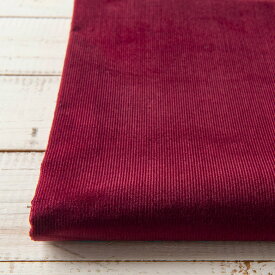 【10センチ単位】遠州産 無地 生地 布 シャツコール コーデュロイ 【11】ワインレッド 薄手 コール天 綿100％ 商用利用可 秋冬 手芸 布小物 薄地 ヌノズキ 布好き 800/10cm