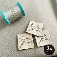 ハンドメイド刺繍タグ 【3枚セット】商用利用可 タグ アルファベット 英字 シンプル おしゃれ 男の子 ワ…