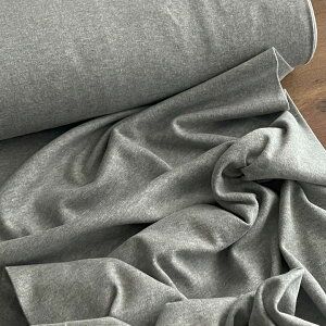 最大700円クーポン対象!【10センチ単位】ニット生地 布 とろとろスムースニット【6】杢グレー 無地 商用利用可 おしゃれ かわいい ヌノズキ/スムースニット10cm