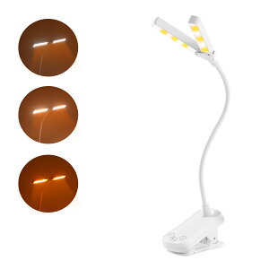 �y20%OFF�N�[�|���zQuntis�N���b�v���C�g �u�b�N���C�g �f�X�N���C�g �Ǐ��� �_�u�����C�g LED�u�b�N���C�g �ő�100���ԓ_�� 1000mah �[�d�� �ڂɗD���� 8�i�K���� 3��̐F���x �N���b�v ���邳����
