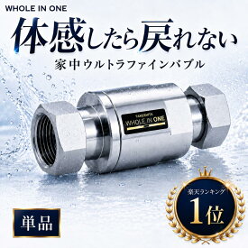 《9/30 P10倍》家中まるごとウルトラファインバブル WHOLE IN ONE 水道管 元付け UFB発生器 家中 新築 リフォーム