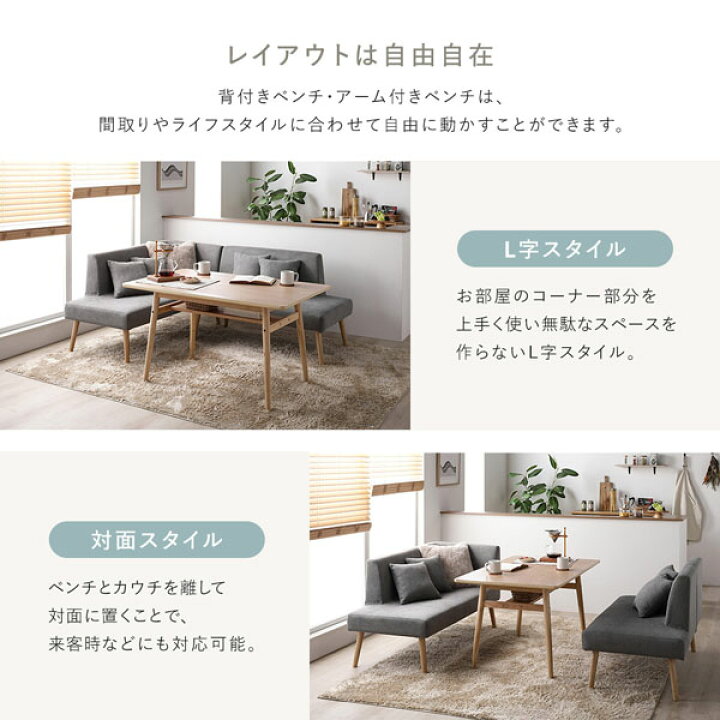 楽天市場】【RASIK】北欧ソファダイニング Mivo【ミヴォ】右アーム 
