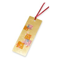 蒔絵 しおり 箔工芸 色紙桜【和風 】【海外へのおみやげ】【贈り物 プレゼントにも】【お祝い 記念品】【…