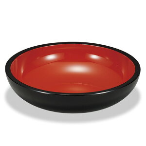 10.5盛器 黒内朱【蕎麦打ち】【盛鉢 こね鉢 】【寿司鉢】【そうめん そば サラダ】【多用鉢】【キッチン用品】【日本製】【業務用にも】【大量注文も承ります】