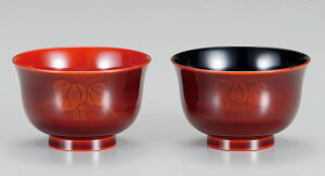 木合 越前漆器 夫婦椀 蔦ぶどう 蒔絵 漆塗り 羽反り お椀 ペア椀 結婚祝い 越前塗り 2客【ギフト・内祝い・成人内祝い・結婚内祝い・新築祝い・父の日ギフト・お返し】【楽ギフ_包装選択】