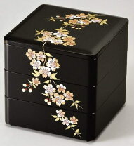 楽天市場】3段 会津漆器 重箱（キッチン用品・食器・調理器具）の通販