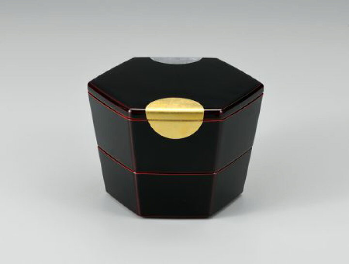 dショッピング |重箱 3段 うさぎ唐草 黒内朱 6.5寸 19.5cm／3～4人用 仕切り・中子付き ( 退職祝い 定年 三段重箱 3段 お正月  おせち 漆塗り 山中漆器 遠足 運動会 正月 ) | カテゴリ：弁当箱の販売できる商品 | 伝統本舗 (199den0276)|ドコモの通販サイト 越前塗り 二段重箱 黒色 木箱入り 食器 正月 おせち