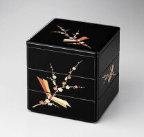 楽天市場】会津漆器 会津塗（段数（弁当箱・重箱）3段）（重箱｜弁当箱 