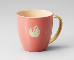 食洗機 レンジ対応 マグカップ ねこ 持ち手金 越前漆器 越前塗り 1個【ギフト・内祝い・成人内祝い・結婚内祝い・新築祝い・お返し・母の日・父の日】【RCP】【楽ギフ_包装選択】【楽ギフ_