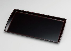 長手盆 尺2寸 溜塗り 長角盆 木合 越前漆器 越前塗り 1枚【ギフト・内祝い・成人内祝い・結婚内祝い・新築祝い・お返し】【楽ギフ_包装選択】【楽ギフ_のし】【楽ギフ_のし宛書】