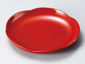木合 越前漆器 盛皿 花こころ 大皿 朱姝 漆塗り お皿 越前塗り うるし塗り 1枚【ギフト・内祝い・成人内祝い・結婚内祝い・新築祝い・お返し】【楽ギフ_包装選択】【楽ギフ_のし】【楽ギフ_のし宛書】