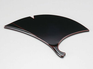 木製 越前漆器 銀杏型 溜塗り 漆塗り お皿 越前塗り うるし塗り【ギフト・内祝い・成人内祝い・結婚内祝い・新築祝い・お返し】