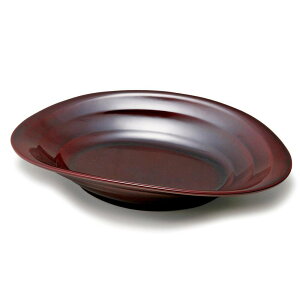 木合 山中漆器 溜塗り 小判 和らぎ 漆塗り 山中塗り 盛鉢 1個【ギフト・内祝い・成人内祝い・結婚内祝い・新築祝い・お返し】【楽ギフ_包装選択】【楽ギフ_のし】【楽ギフ_のし宛書】