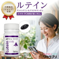 【全品5倍！月刊優良ショップ受賞】ルテイン ワカサプリ アントシアニン アスタキサンチン 30粒入 サプリ…